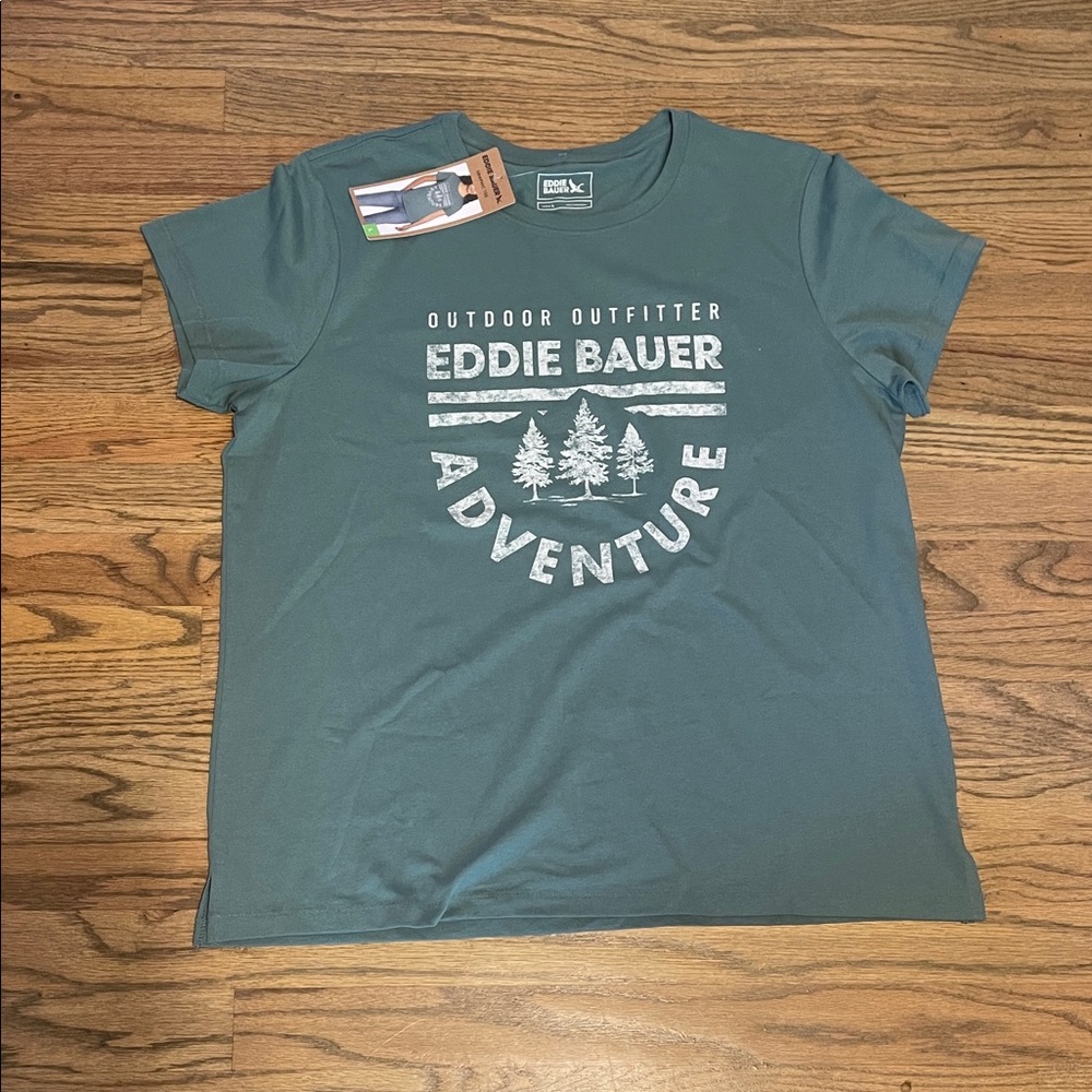 Eddie Bauer Teal Adventure Tee